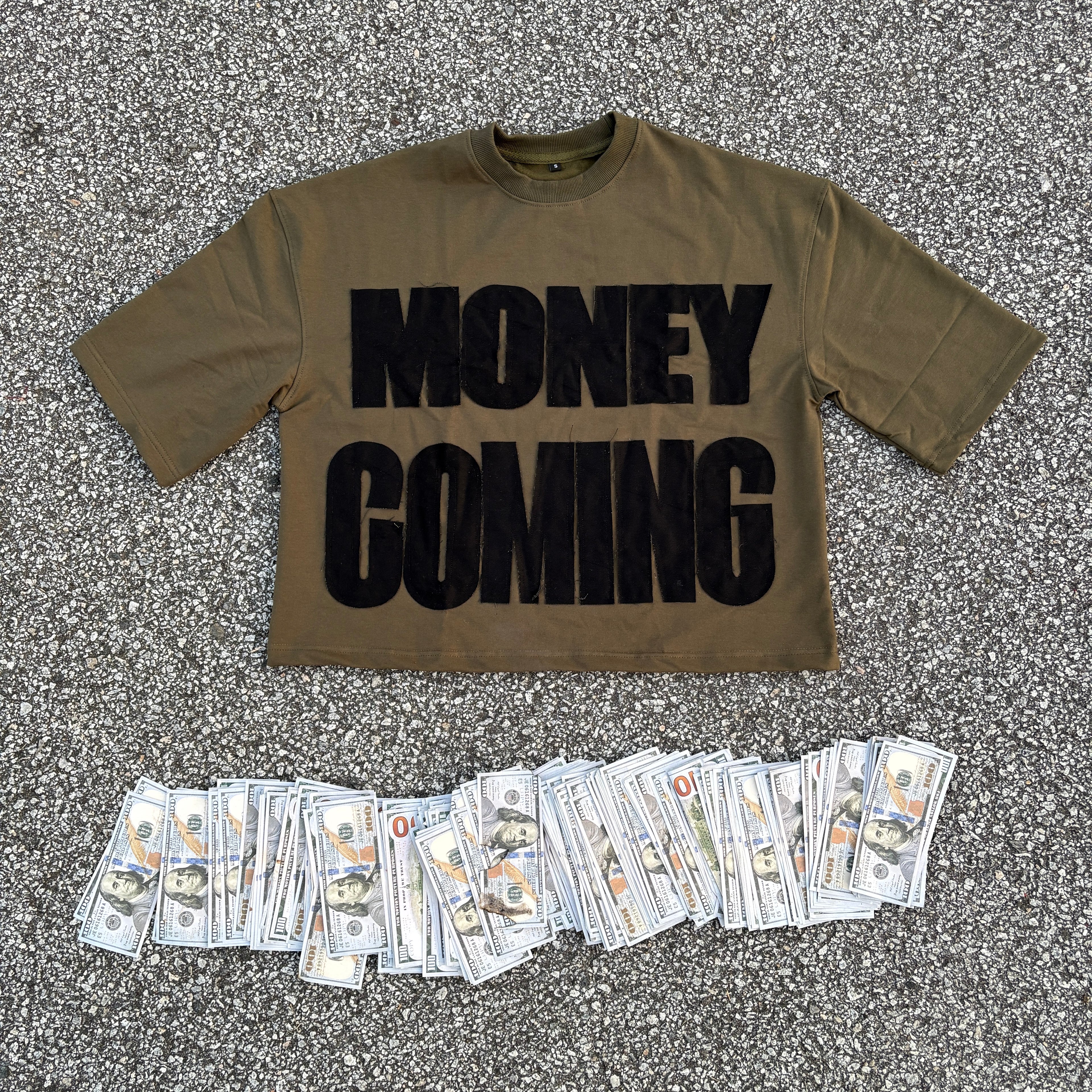 Money Coming Drop Shoulder Tee
