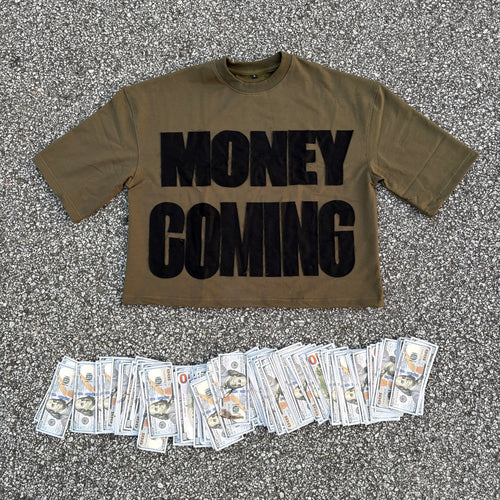 Money Coming Drop Shoulder Tee